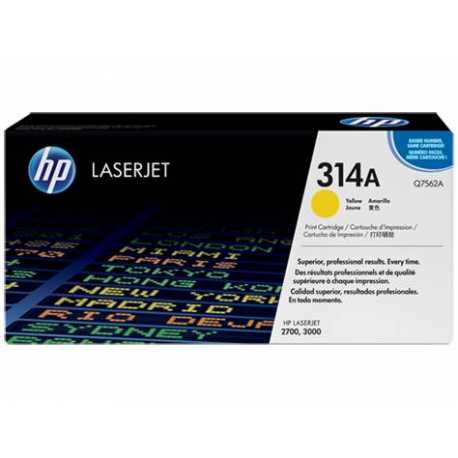 HP 314A Sarı Orijinal LaserJet Toner Kartuşu Q7562A