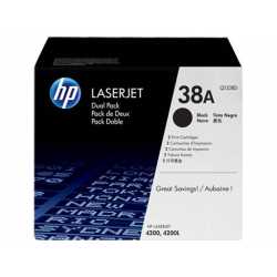 HP 38A 2'li Paket Siyah Orijinal LaserJet Toner Kartuşları Q1338D