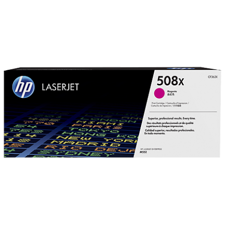 HP 508X Yüksek Kapasiteli Macenta Orijinal LaserJet Toner Kartuşu (CF363X)